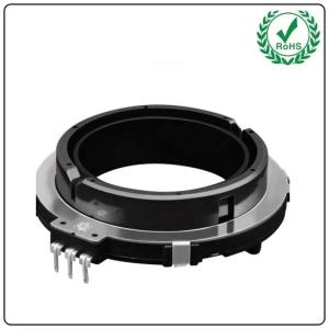 Cheap Rotary Encoder Push 20 Pulse 43mm Hollow Shaft Encoder Incremental Rotary Ring Encoder Soundwell EC43 for sale