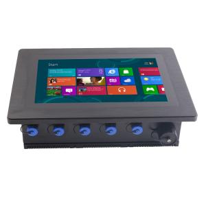 Cheap Aluminum Bezel 10.1inch Panel Pc Windows Cooling Heat Sink for sale