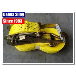China Wire Hooks 50mm Ratchet Tie Down Straps With Heavy Working Load Rainproof on sale