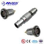 0B 2 pin plug and socket circular push pull connector for thermacam