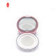 Ultra Thin Luxury Cosmetic Box Mirror Elastic Mesh Refillable Case With Filp