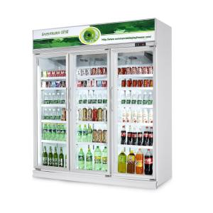 0~10℃ Temp Energy Drink Display Cooler 5 Layers R134a Refrigerant