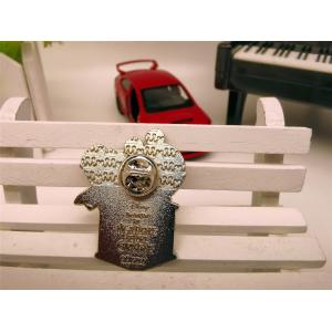 China Round Metal Brooch Pin Hanshin Tiger Printed Multicolor Multiusage on sale