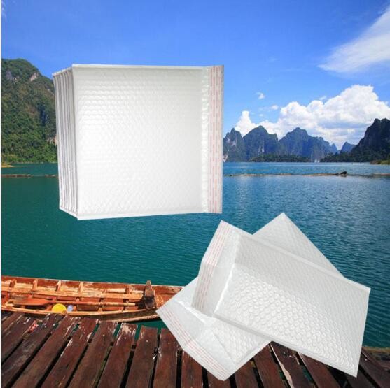 Quality Hot Melt Adhesive Pearlescent Poly Bubble Envelope With Seamless Bottom wholesale