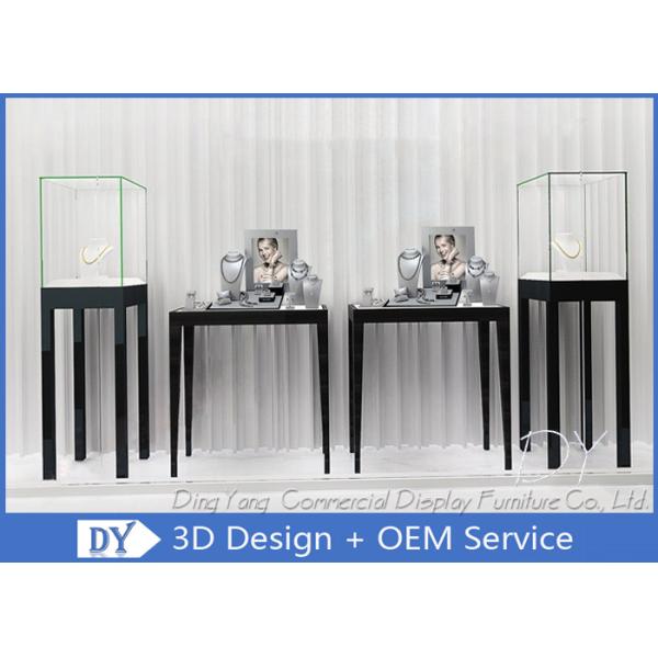 Free Standing Jewelry Display Cases / Jewellery Shop Display Cabinets