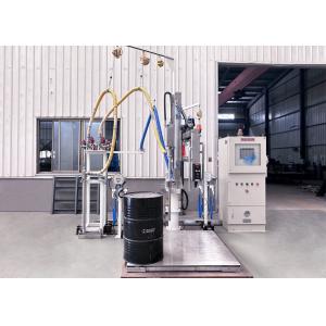 Cheap 25L/60L/200L/IBC Semi Auto Liquid Pallet Filling Machine With Multiple Filling Lance for sale