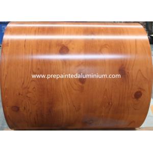 China Brick / Wooden Grain Pre Painted Galvalume Sheets , Precoated Galvalume Sheets For Decoration on sale
