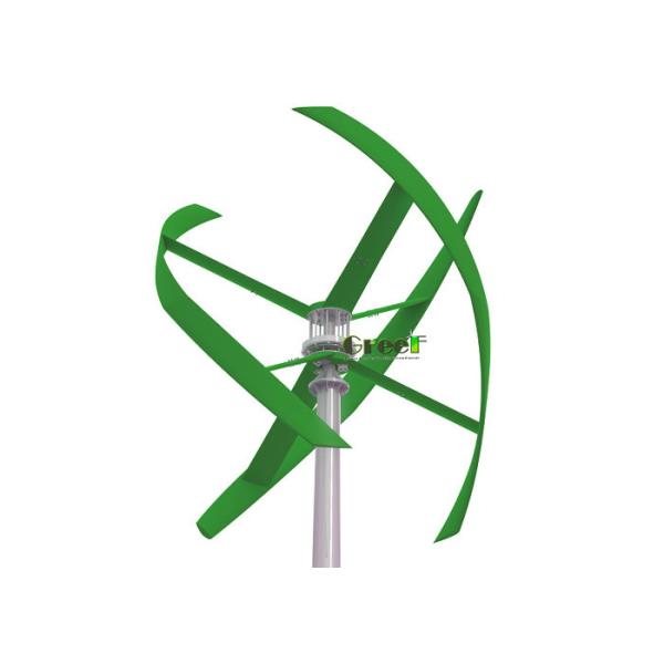 Quality Custom 5KW Vertical Axis Wind Turbine , Rooftop Windmill Generator wholesale