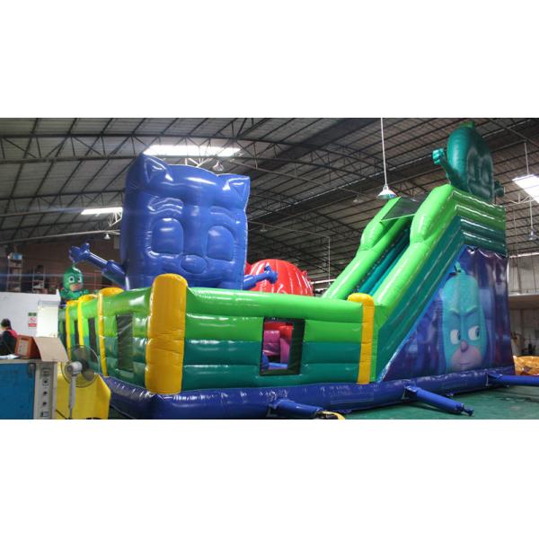 Colorful Inflatable Theme Play Park For Amusement Three Years Warranty