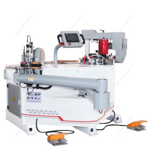 Cheap Fully Automatic Arc Edge Banding Machine with 12m/min Speed and Flexible Folding Arm for sale