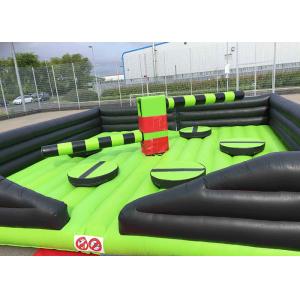 Customized Inflatable Sports Games , Inflatable Eliminator With Rotative Machine