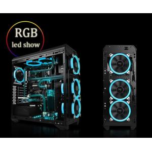 Aurora 12 cm Solar eclipse LED Lamp Shine Ultra-quiet Computer Case fan