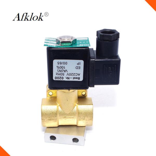 Quality Brass Forging 16 Bar High Pressure Water Solenoid Valve G 3/8" NO/NC Pilot Type wholesale