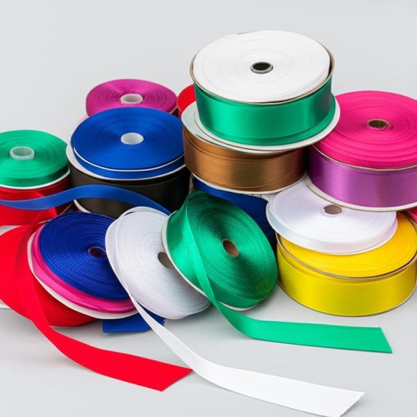 Quality Solid Pattern Polyester Nylon Ribbon Assorted Colors for Gift Wrapping Needs wholesale