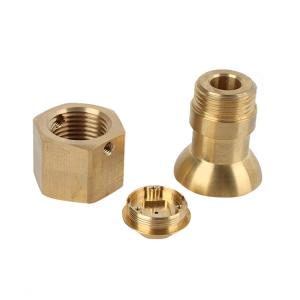 Zinc Plating Casing Joint Brass CNC Machining Parts