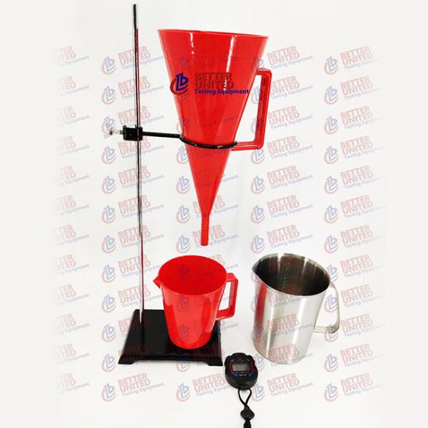 MLN-5 Drilling Fluids Testing Equipment 1500ml Marsh Funnel Viscometer With