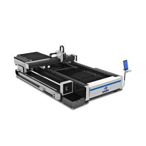 Metal Tube And Plate 3015 Fiber Laser Cutting Machine With Rotary Device