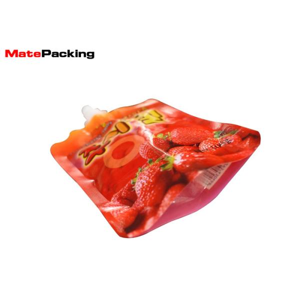 Quality Foldable Gravure Printing Refillable Squeeze Pouches Top Spout For Liquid wholesale
