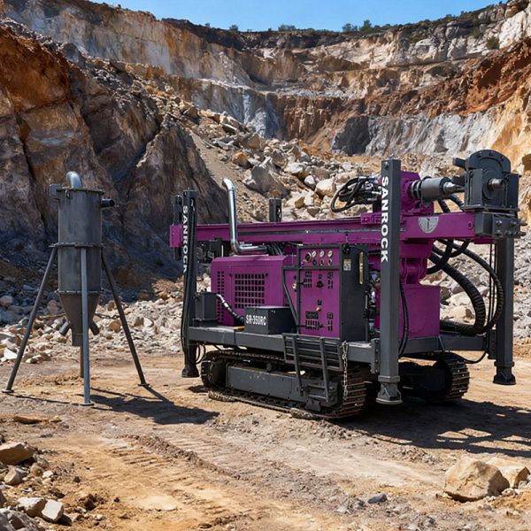 Rock Core Drilling Machine Mining Exploration Drilling Rig Reverse Circulation Crawler Drilling Rig