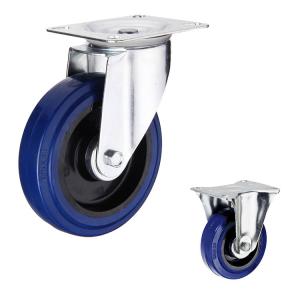 ISO9001 242lbs Capacity 6 Inch Rubber Caster Wheels