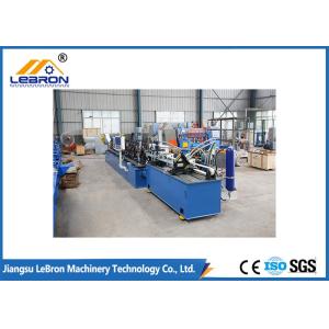 Galvanized C Z Purlin Roll Forming Machine 8 Inches Feeding Width