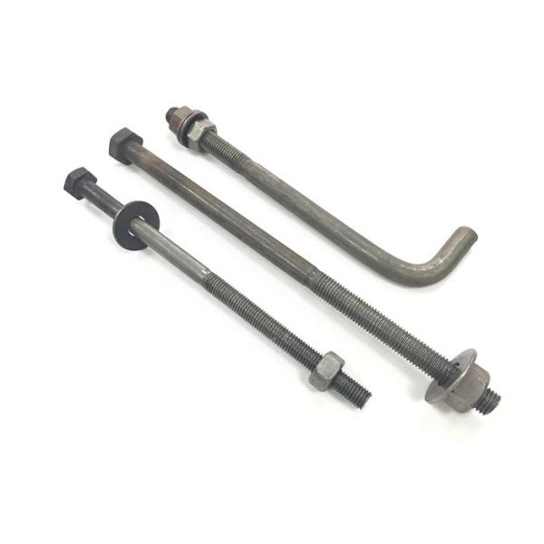 Quality Plain Surface J429 Grade 5  L Shaped Threaded Bolts For Concrete wholesale