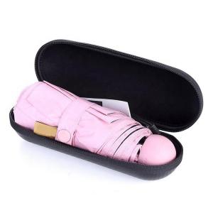 Portable EVA Travel Case , Capsule Folding Umbrella Case