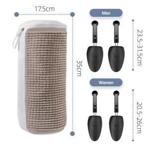 CROSS-BORDER PLUSH SHOE WASH BAG WITH FLEECE-LINED SHOE WASH BAG SHOE WASH BAG