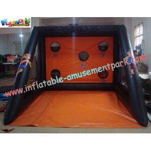 China Customized Large 0.55mm PVC tarpaulin Inflatable Shoot Inflatable Sports Games for home on sale