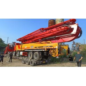 China 2017 Used Concrete Pump Truck with 56m Concrete Mixer Machine and Concrete Boom Pump on sale