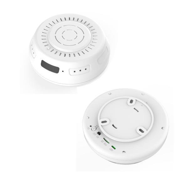 Quality CE Certification Motion Detected Smoke Detector Nanny Camera White wholesale
