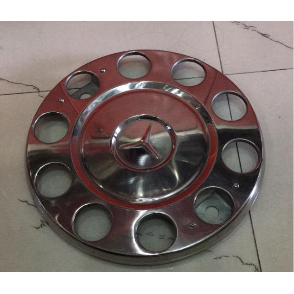 Quality Custom 22.5 Inch Bus Wheel Covers / 10 Lugnuts Truck Wheel Trims Abti - Corrosion wholesale