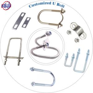 15 Years Experience U-Bolt Assembly for Boat Trailers ANSI Carbon Steel