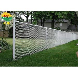 5 Ft High Link Mesh Fencing Galvanized 2-1/4" X 11-1/2 Ga 50 Ft Roll