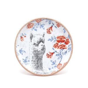 New design animal pattern Spring Summer series ceramic dinner set tableware with