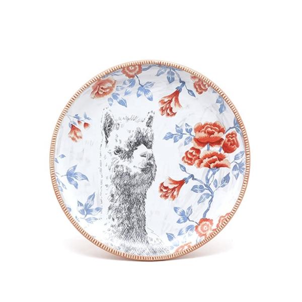 New design animal pattern Spring Summer series ceramic dinner set tableware with