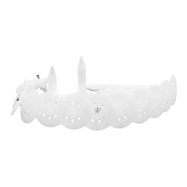 Shoot Rigid Plastic Insulation Nails With Washers Wall Plug Anchor Drywall Dowel Board Anchors