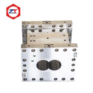 China 58mm Extruder Twin Alloy Screw Barrel Center Distance 48mm For ZSK Machine Feeding Screw And Barrel on sale