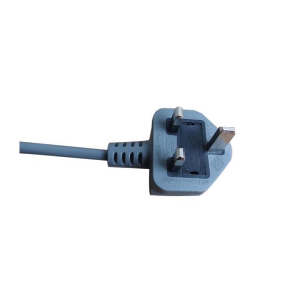 Quality 13A Fused BS1363 3 Prong Electric Plug 3 Pin AC Power Cord For Computer wholesale