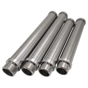 Water Well Screen Stainless Steel Johnson Type Filter Screens with Thread Joint