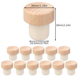 Aluminium-Plastic T-Plug Wine Bottle Cork for Customized Glass Butt Plug Top