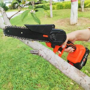 OEM 6 Inch Handheld Mini Chainsaw Lithium Portable Cordless 4 Inch Handheld