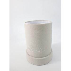 Rigid Boxes Luxury Velvet Square Round Flower Packaging Gift Boxes with Custom