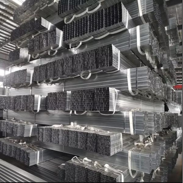 Quality ASTM A106 Carbon Square Pipe Galvanized Square Tubing With Holes For Greenhouse wholesale