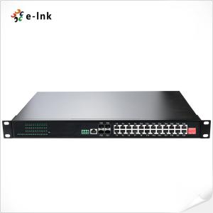Industrial L2+ Rackmount 24-Port 10/100/1000T 802.3at PoE + 4-Port 1000X SFP