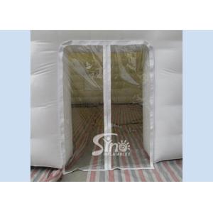 outdoor party or events white inflatable cube tent with removable windows N