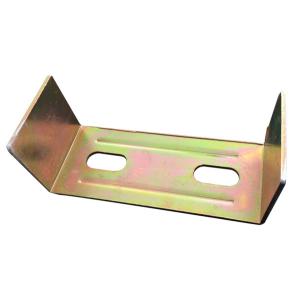 nylon guide roller bracket NRB02, material: steel, color: yellow zinc plating