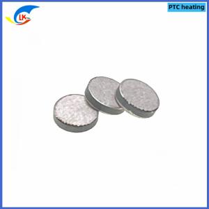 8*2mm Round Heating Element Silver Coating PTC Thermistor Chip 120 Ohm 105 DegC