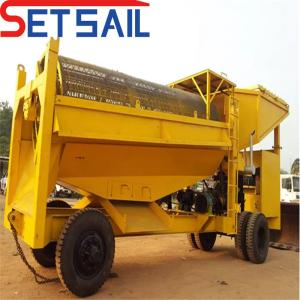 200m3/H Water Flow Alluvial Diamond Plant Carbon Steel Set Sail Gold Mining