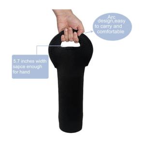 Protective Neoprene Wine Carrier Tote Bag Travel for Champagne Bottles